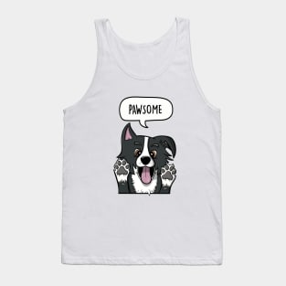 Pawsome Border Collie Tank Top